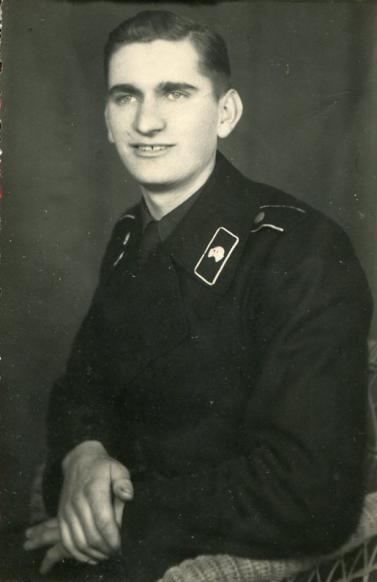 German Photograph (Postcard) of a Panzer Man, 1