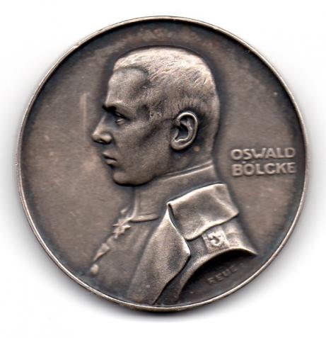 Medallion - To Honour the German Fighterpilot Oswald Bölcke