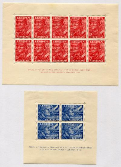Dutch Legion Stamp Sheets