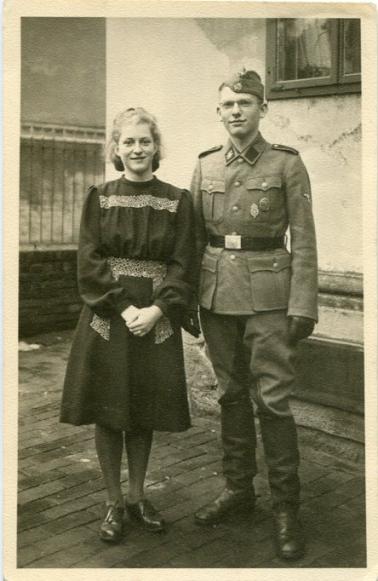 German Photograph of a Young WaffenSS Soldier