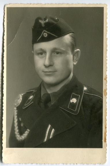 German Photograph (Postcard) of a Panzer Man, 4.