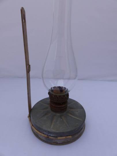 Oillamp made of a German gasmask filter