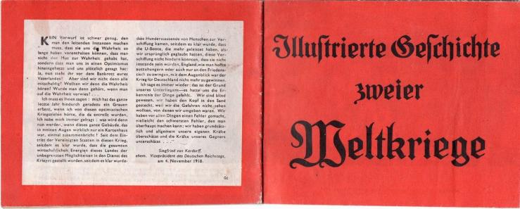 Allied Leaflet - Illustrierte Geschichte zweier Welkriege