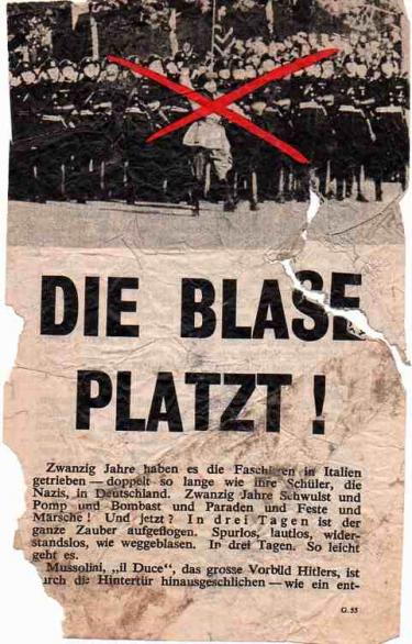 Allied Leaflet - Die Blaze Platzt!