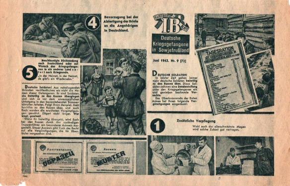 Russian Leaflet - IB ILLUSTRIERTES BLATT - Deutsche Kriegsgefangene in Sowjetruɮland - Juni 1943. Nr. 9 (72)