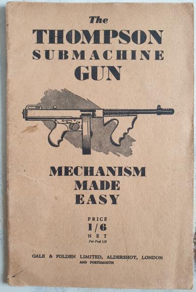 Booklet Thompson Submachine Gun