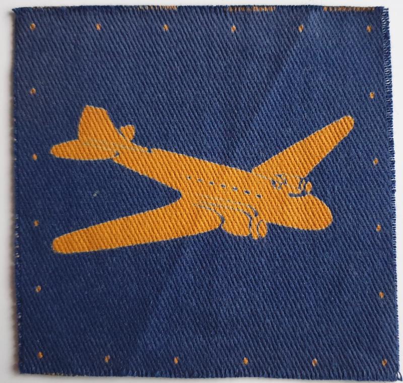 Printed Air Despatch Units RASC WW2 Cloth Formation Sign
