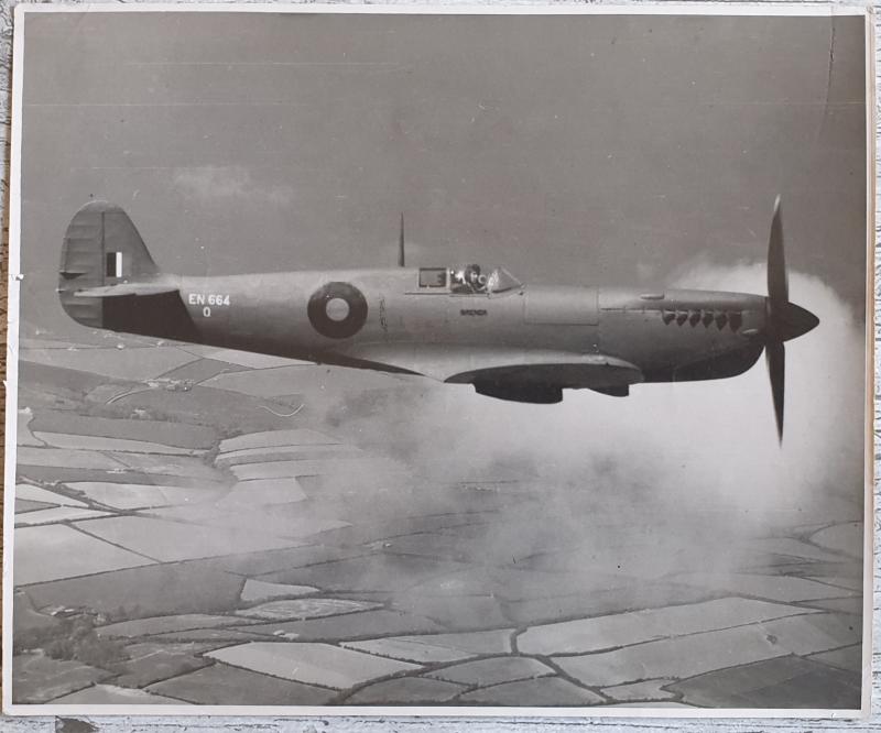 Official Air Ministry Spitfire photograph EN664 O