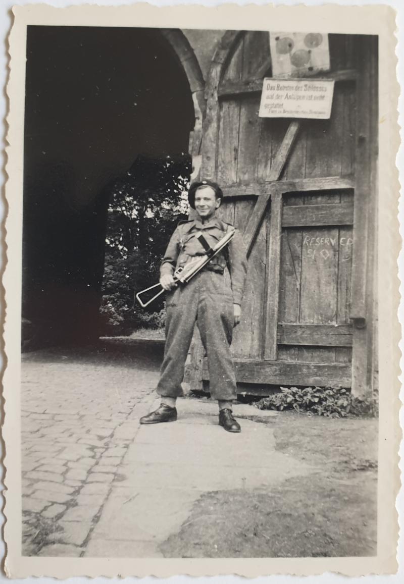 Set of 8 photographs of a Polish soldier in Germany.