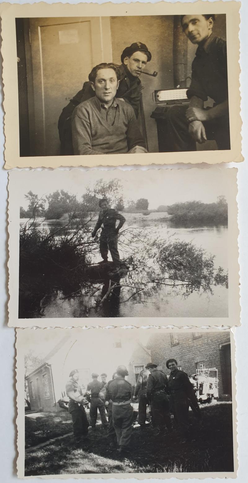 Set of 8 photographs of a Polish soldier in Germany.