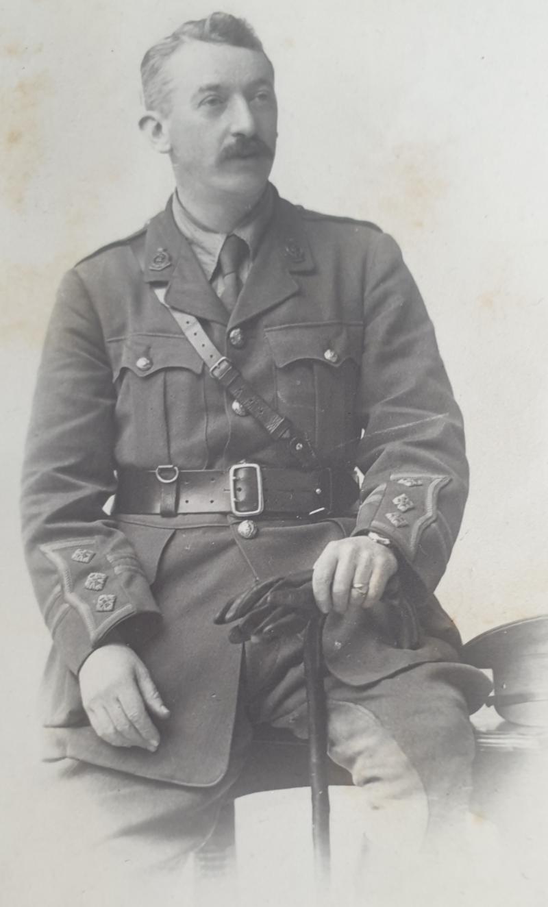 WW1 photograph of British Royal Army Medical Corps Captain