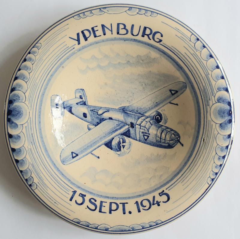 Beautiful decorative plate of Ypenburg airport.