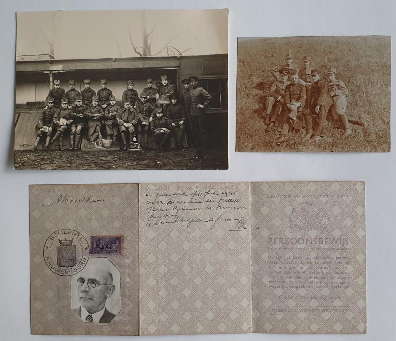 Dutch Persoonsbewijs and Two Photographs of Arij Houtkan