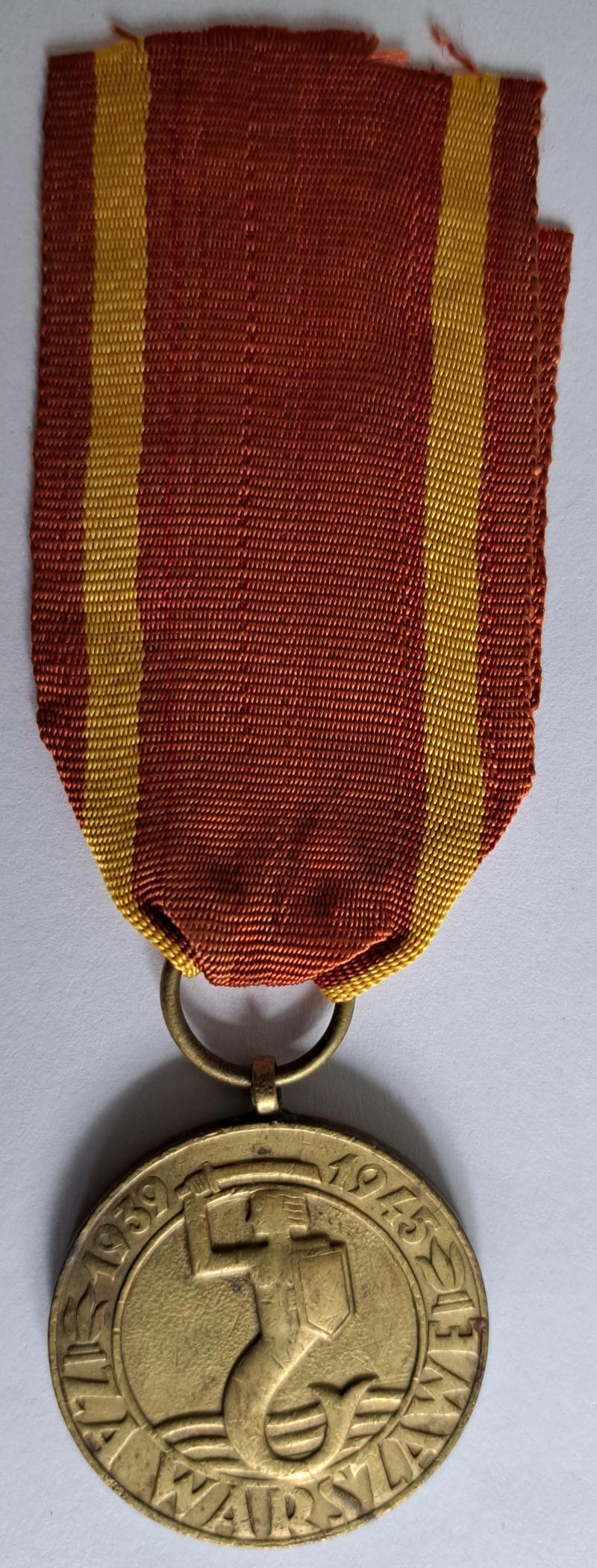 Poland. Medal for Warsaw 1939–1945